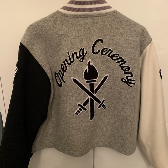 Opening Ceremony Bell Sleeve Varsity Jacket - Picture 5 of 5